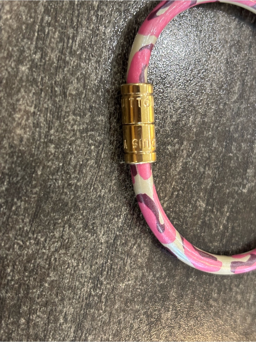 Louis Vuitton x Stephen Sprouse Collab Pink Leopard Bracelet - Picture 4 of 6